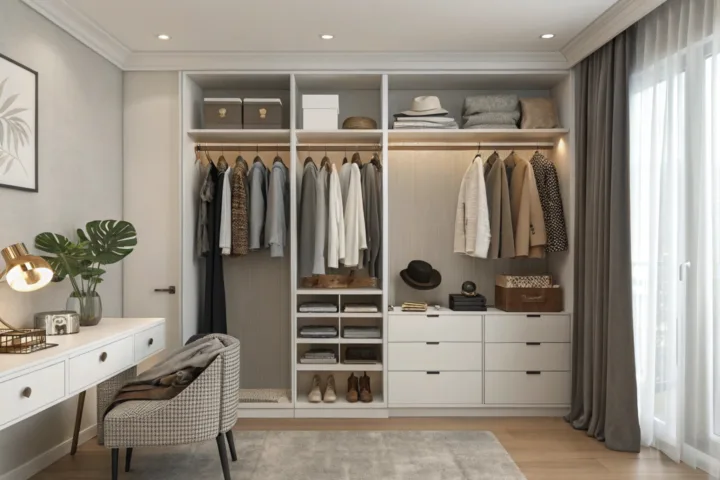 bedroom closet organization ideas