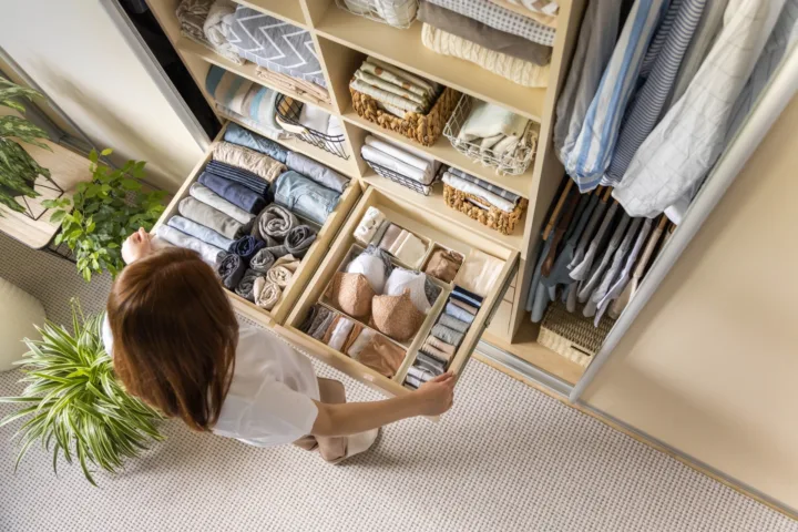 closet organization ideas aesthetic