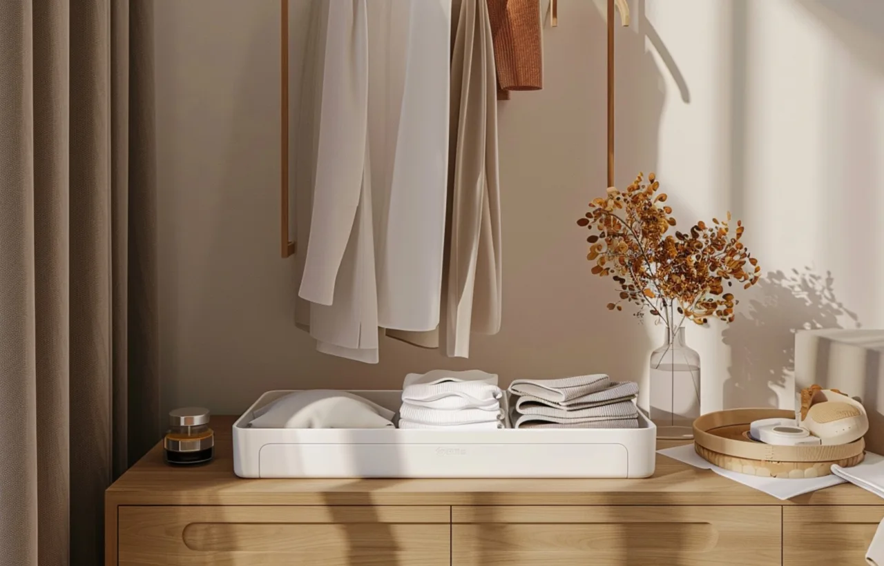closet organization ideas with dresser