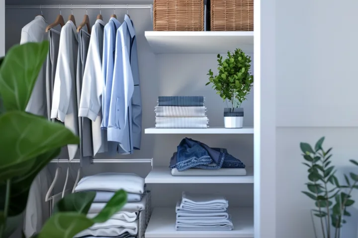 clothes closet organization ideas