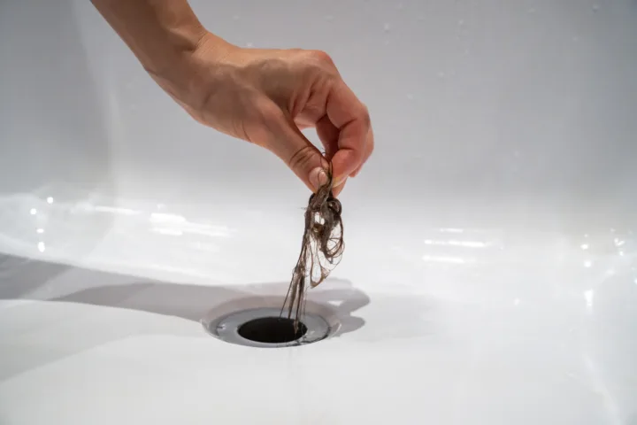 diy unclog shower drain