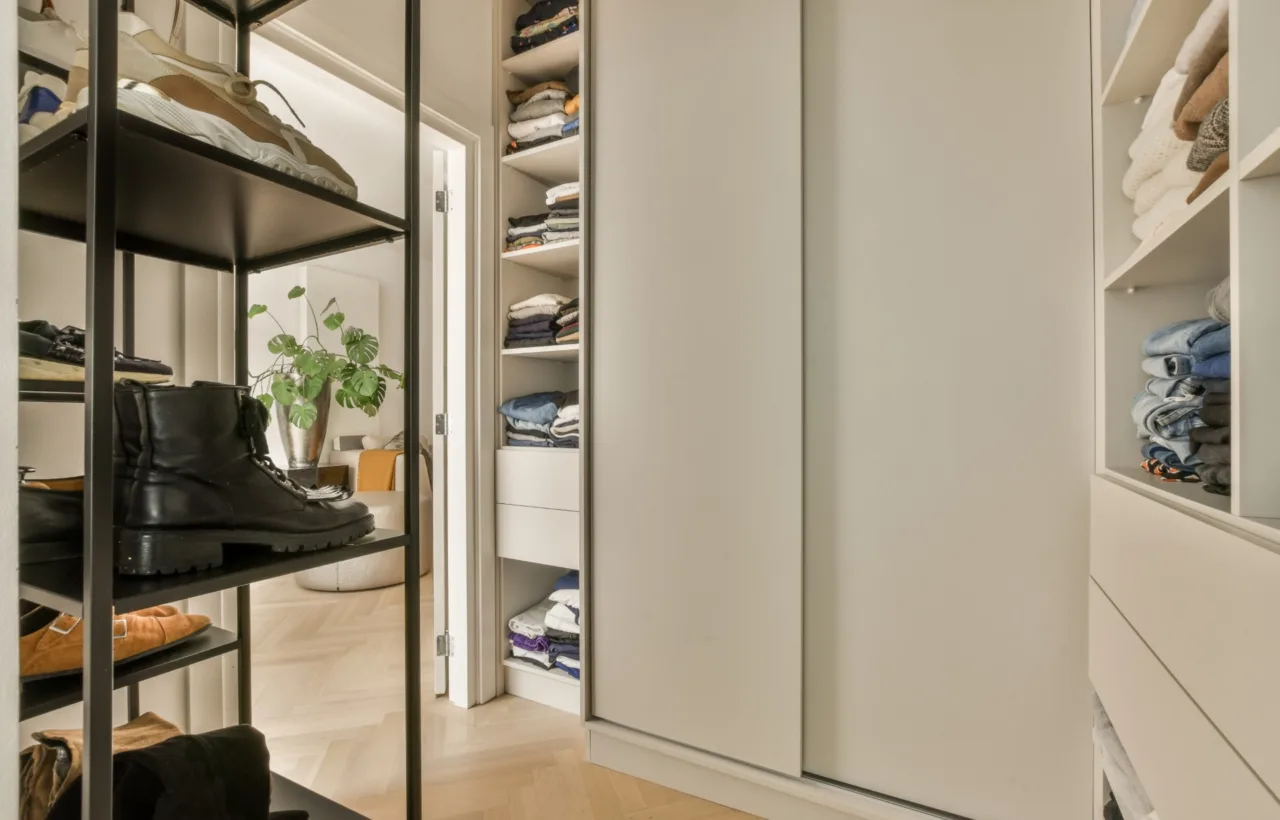 double door closet organization ideas