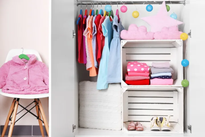 kids small closet organization ideas