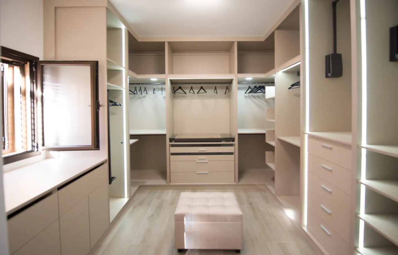 l shape closet organization ideas