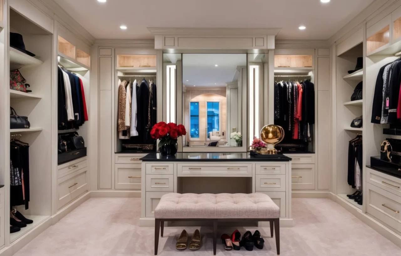 master walk in closet organization ideas