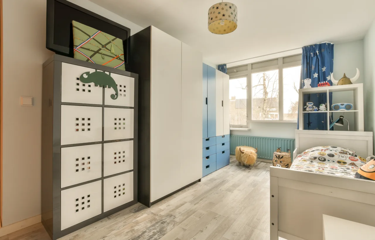 shared kids closet organization ideas