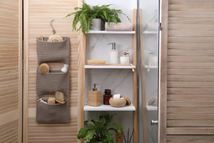 small bathroom closet organization ideas
