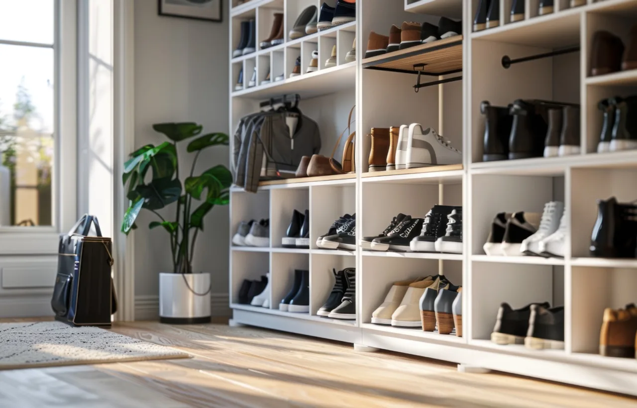 small closet shoe organization ideas