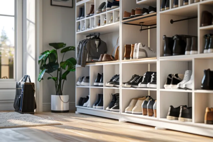 small closet shoe organization ideas