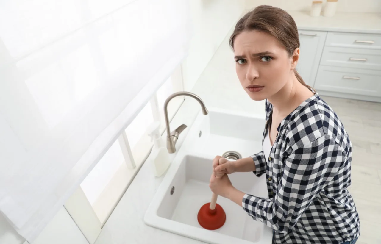 unclog sink