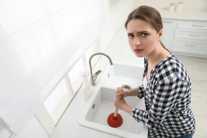 unclog sink