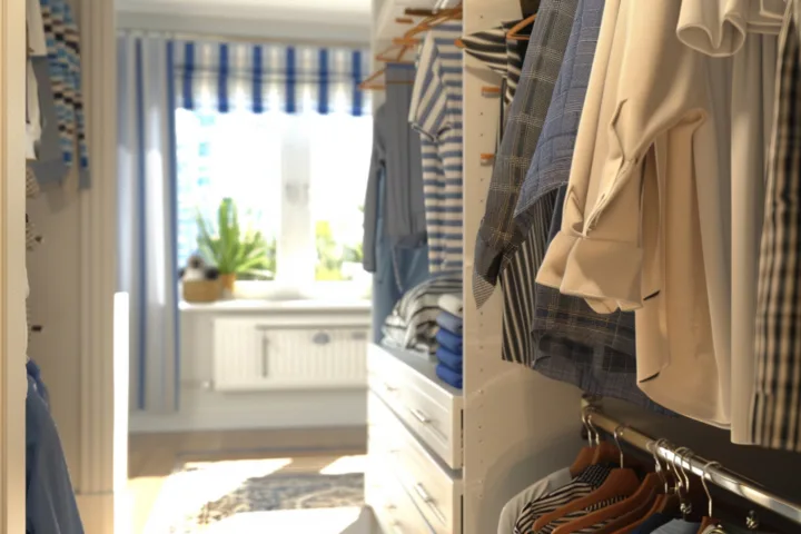 walk in closet organization ideas